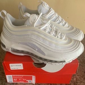 Air Max 97 GS Wht/Wht/metallic silver
